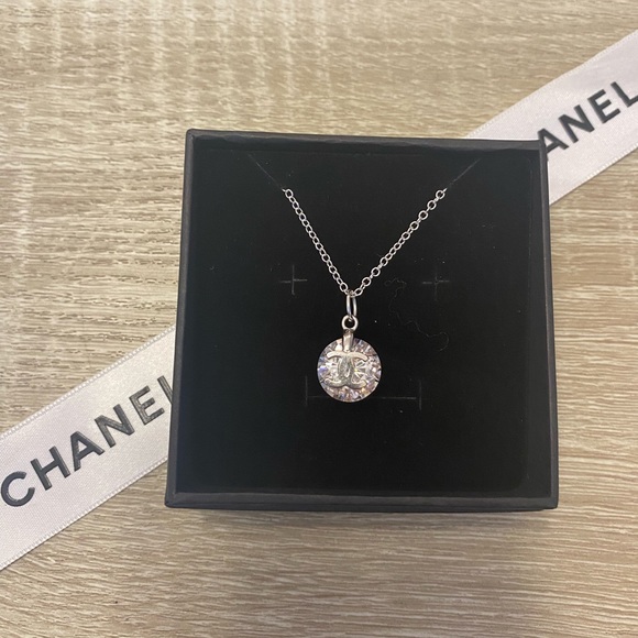 💎Delicate Authentic CHANEL Charm with 925 Silver Necklace💎 - Picture 3 of 16